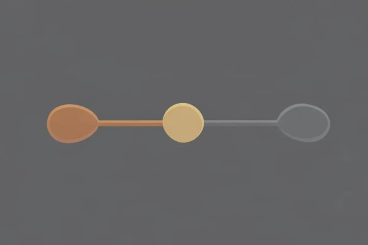 Gráfico simples mostrando a linha do tempo de cicatrização de uma fístula gengival.