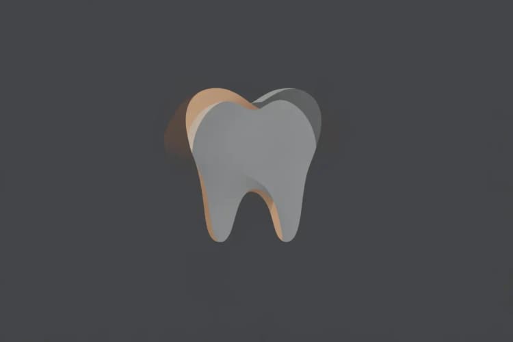 Um símbolo de atendimento 24 horas com um dente estilizado dentro, sobre um fundo azul